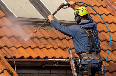 Démoussage et hydrofuge de toiture à Bénodet